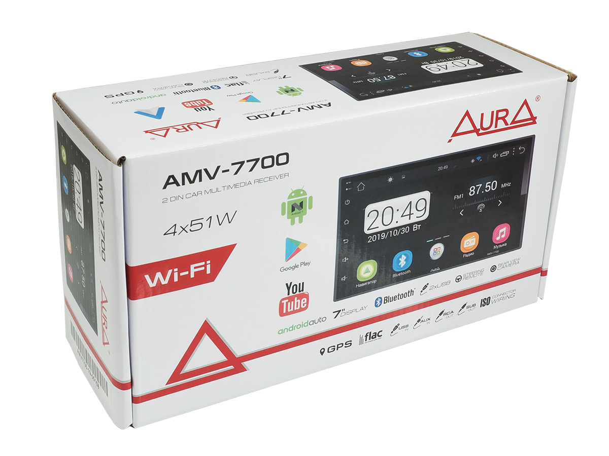 Aura AMV 7700 (2 Din 7дюймов )
