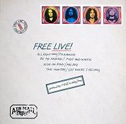 Free-Live In Croydon &Sutherland 1970 LP пластинки